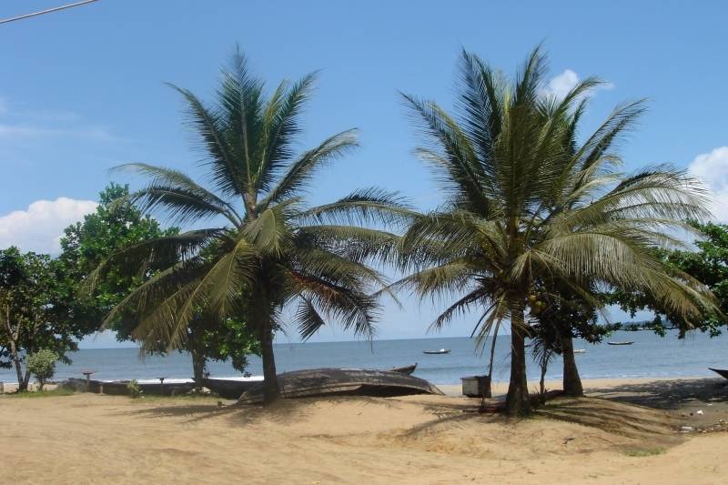 Praia na República dos Camarões